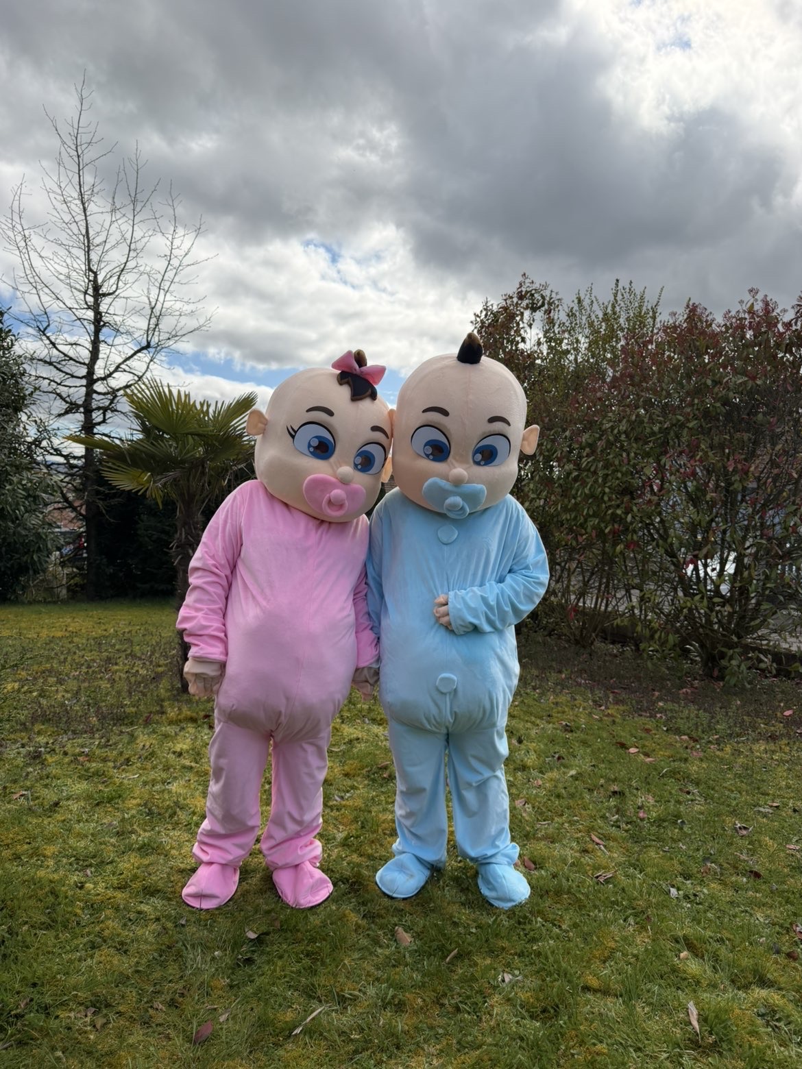 Duo bébés, mascotte proposée par MascottesEven68